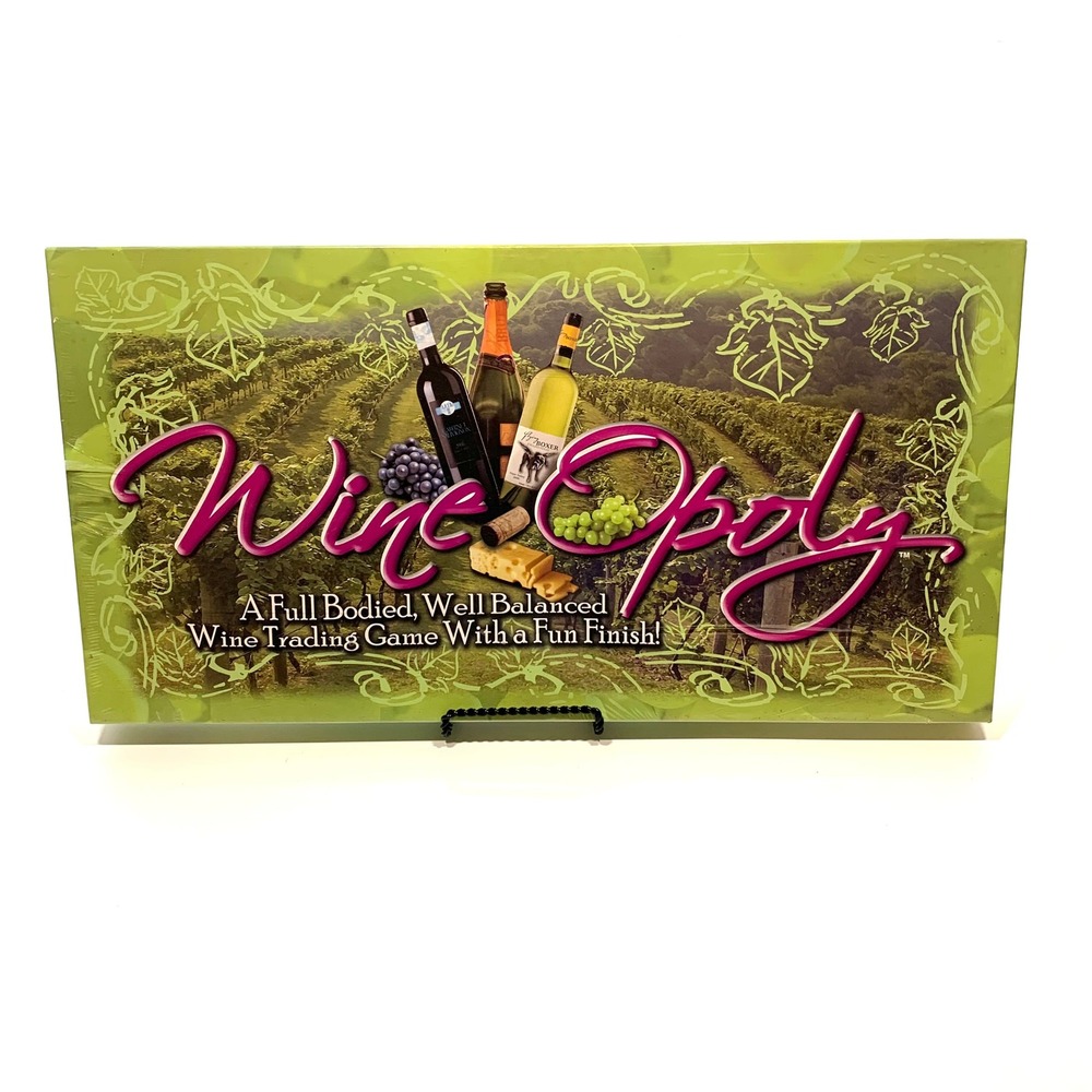Late for the Sky Wine-Opoly Board Game Wine Trading Game for 2-6 Adults USA Made